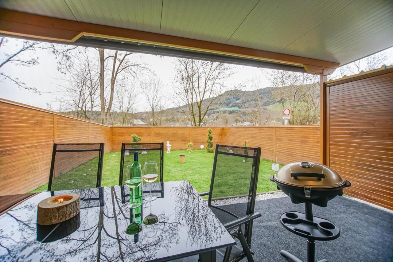 Auszeit Steiraland 6 Mit Ueberdachter Terasse Schoenen Garten Und Kostenlosen Parkplatz 레오벤 외부 사진